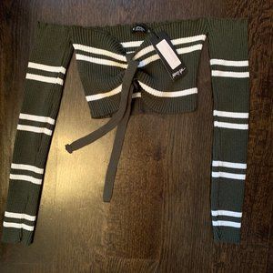 Off the Shoulder Long Sleeve NastyGal Tube Top